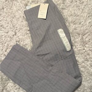 A New Day Men's Light Gray Grid Chinos